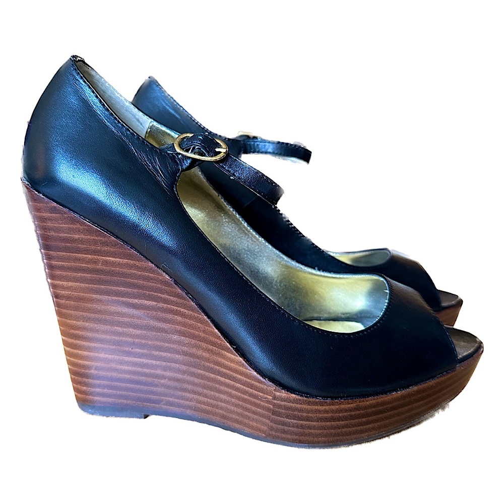 Nine West Platform Wedges with Ankle strap Size 6